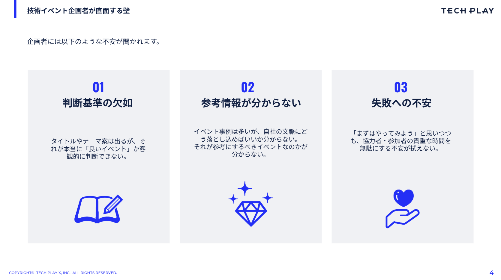 技術イベント企画者が直面する壁